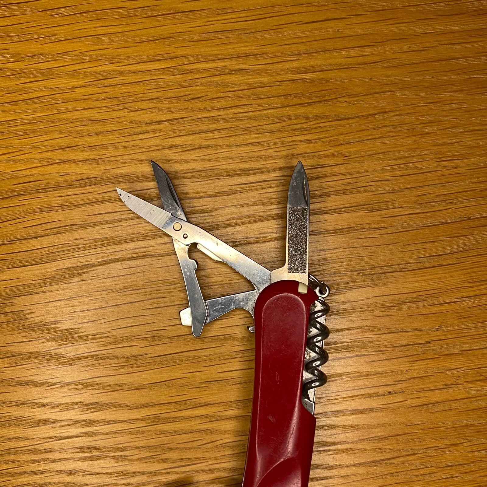Red Victorinox Evolution 14 Swiss Army Knife- hunting, fishing