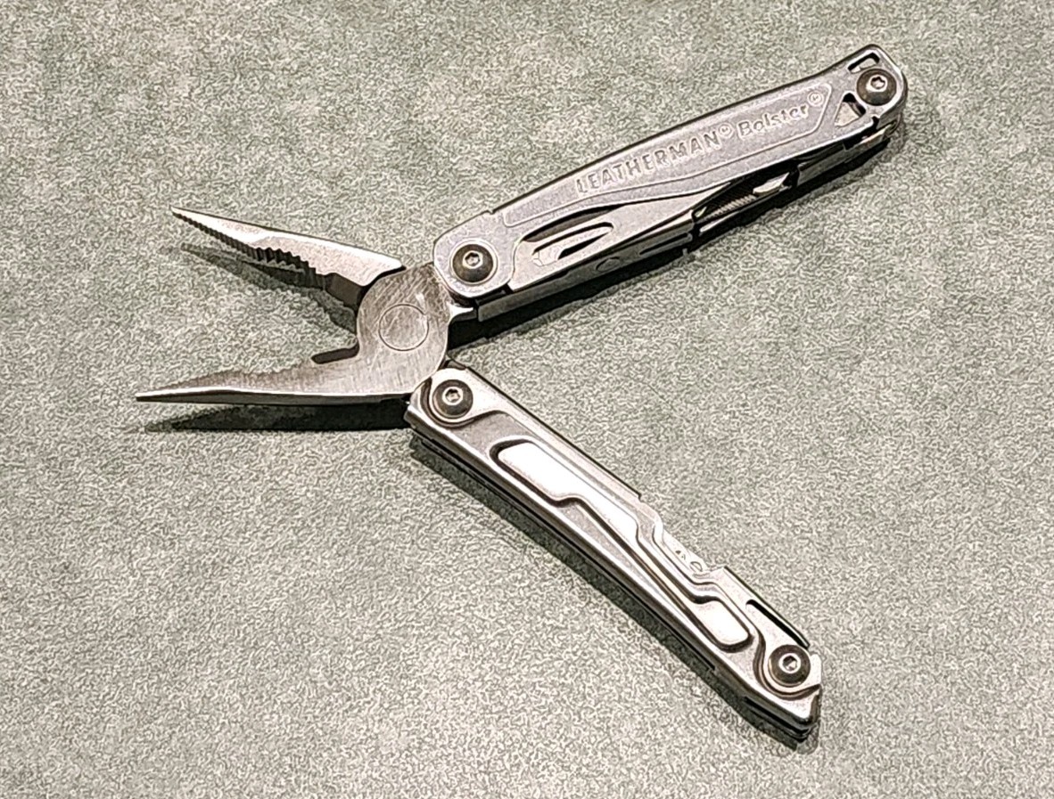 Great Condition Leatherman Bolster Multi-tool Stainless Steel Only – No Pouch