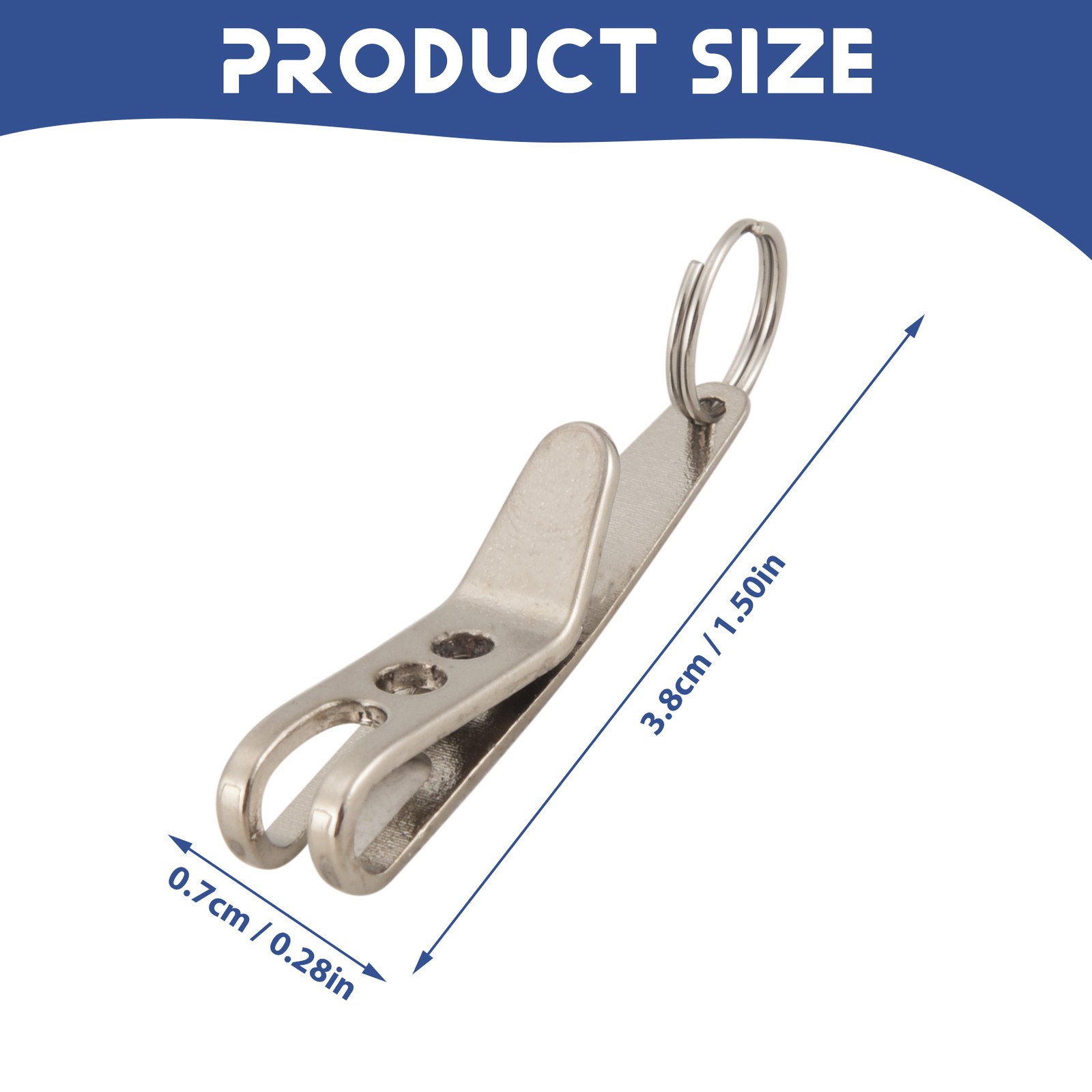 Multi-Purpose Clip Keychains Suspension Clip Tool with Carabiner perfect2486