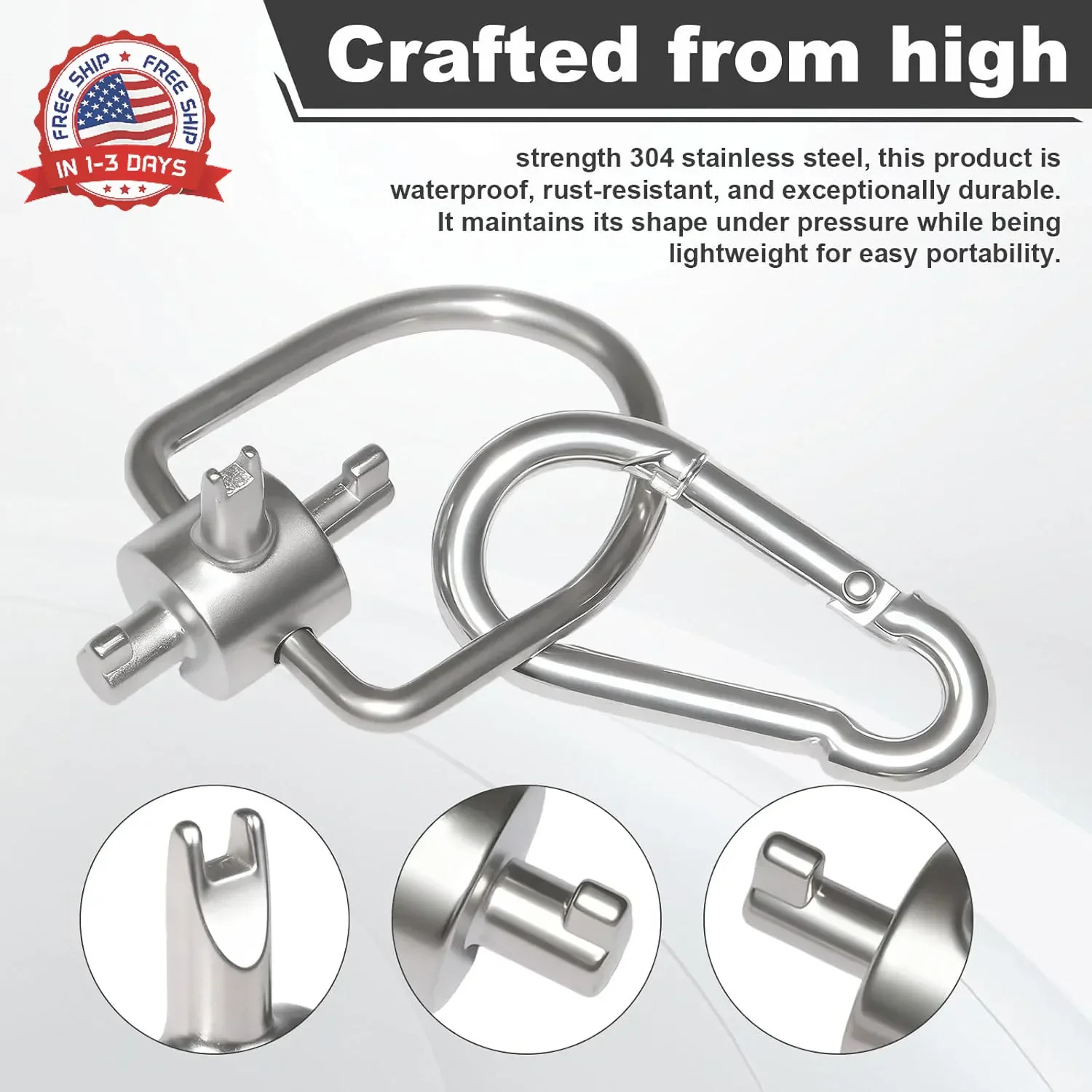 HVAC Tools, Locking Cap Key for Refrigerant Safety Caps, Universal Triple Use Mu