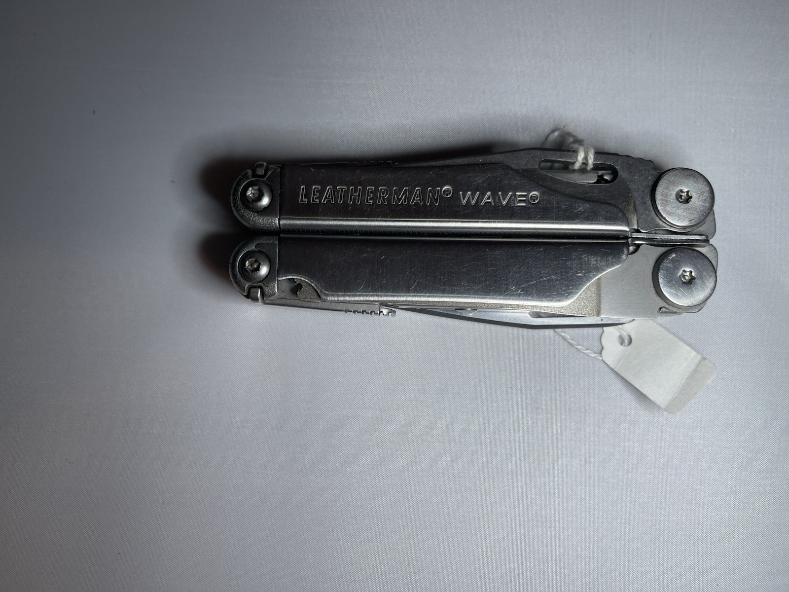 LM161 Leatherman Wave Stainless Cabela’s Logo