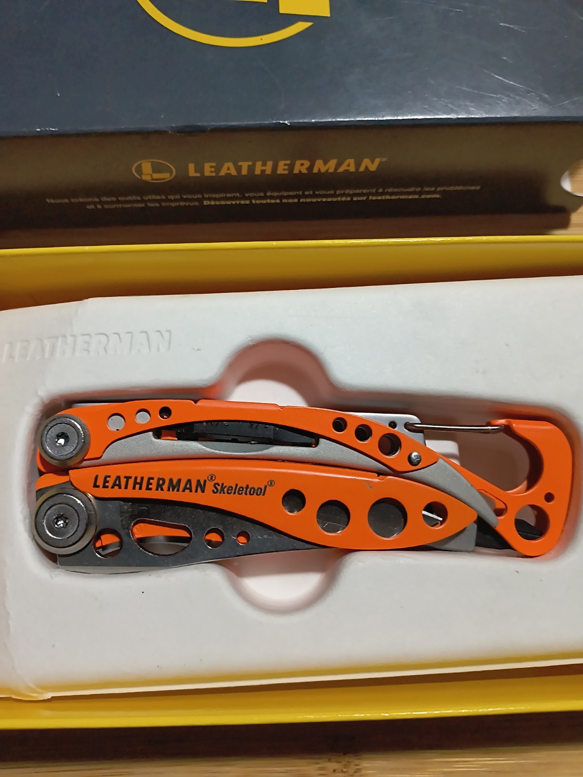 Leatherman Skeletool Partially Serrated Blade Orange 833535 Discontinued