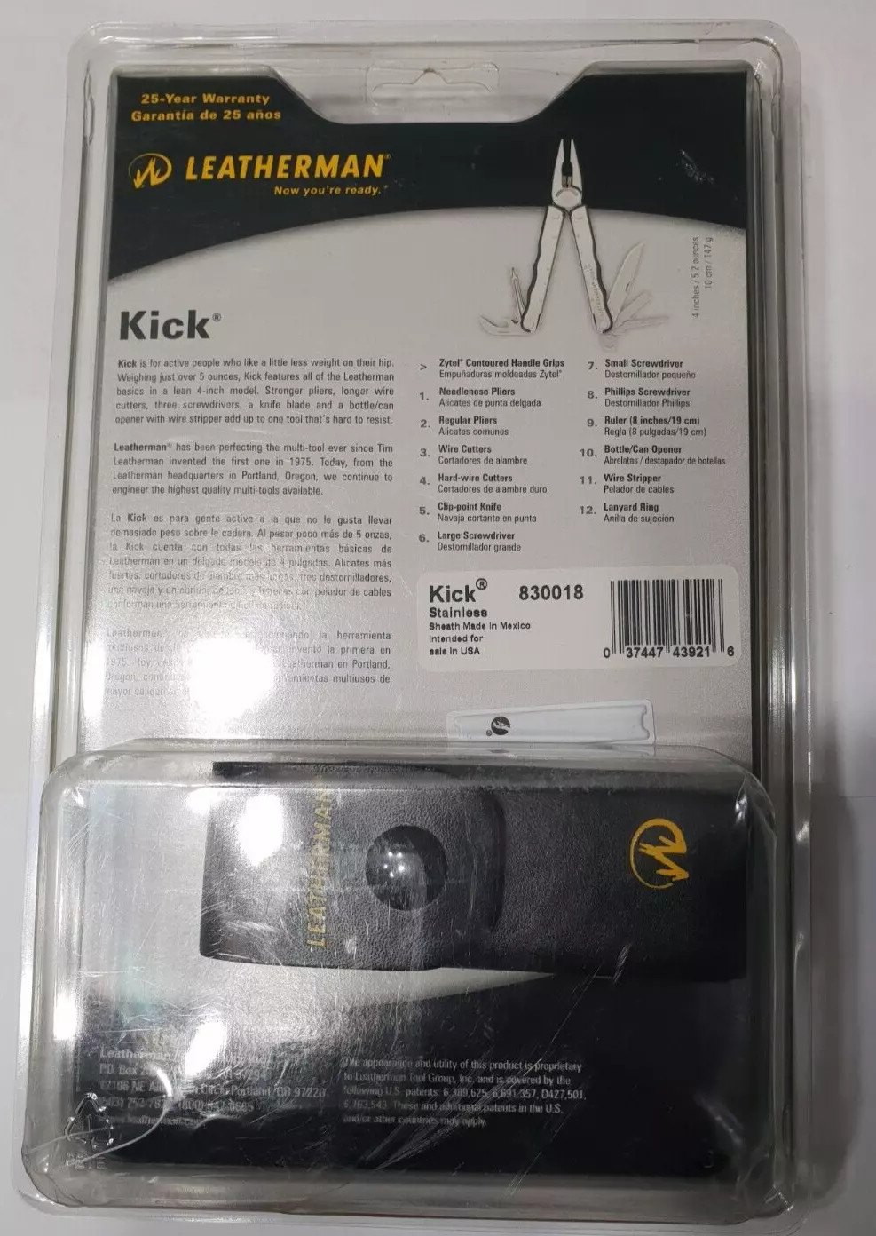 🔥🔥 Leatherman Kick Rare Retired Multi Tool Collectable New In Blister