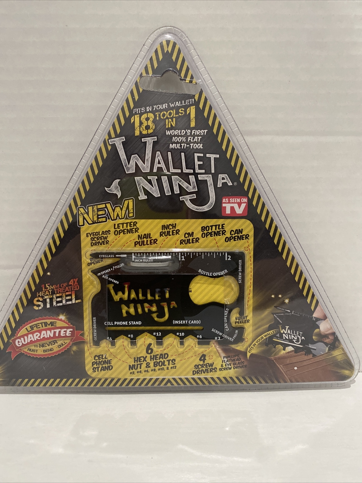 Wallet Ninja 15-in-1 Multi Tool – Black