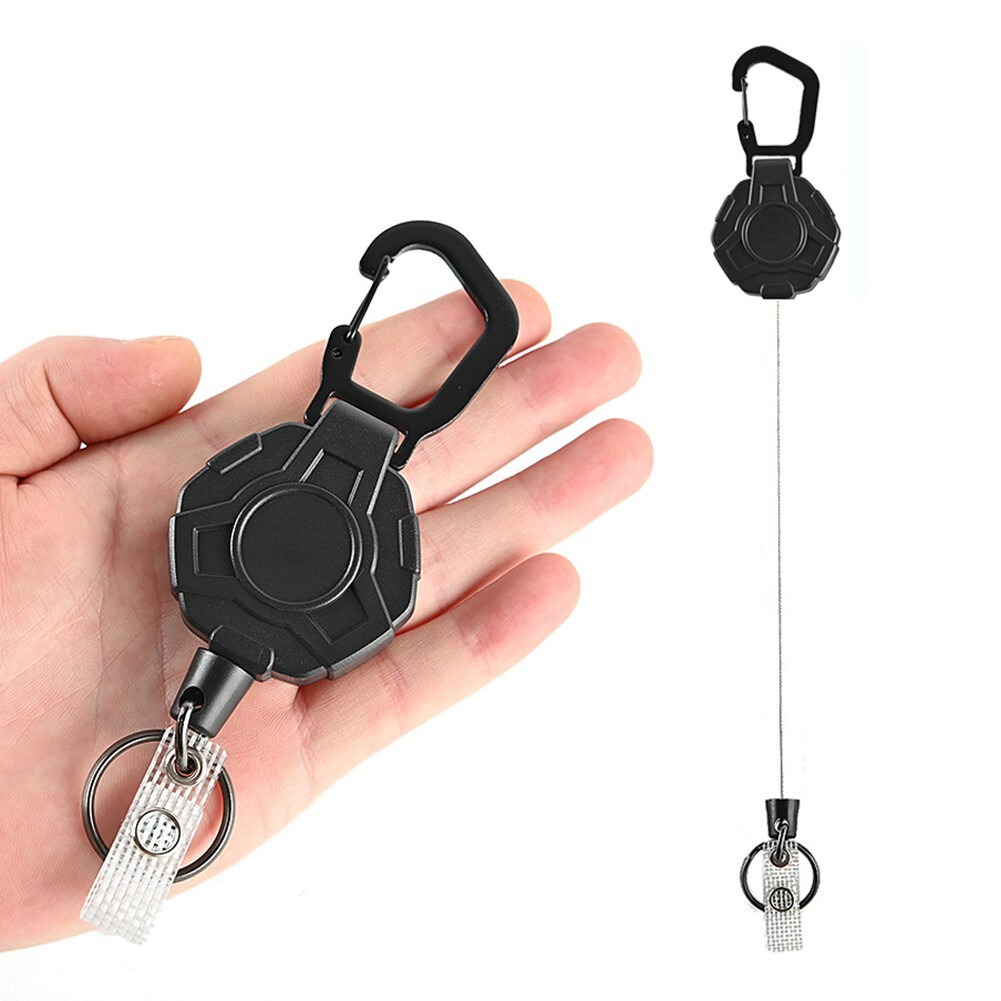 Retractable for pull Keychain Easy-To- for pull Buckle Anti-Lost Buckle