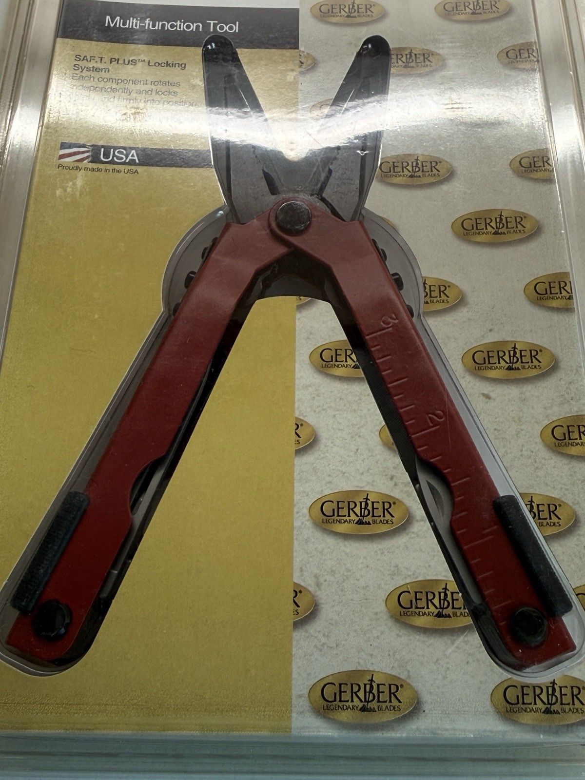 Gerber Custom Pro Scout RED Multi Plier 600 w/Sheath. US Made Limited Edition