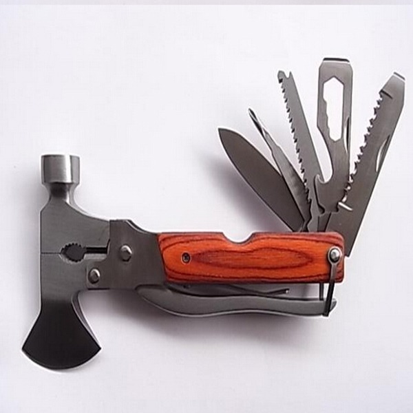 Tool Multi Hammer Axe Knife Wire Cutter Pliers Screwdriver Emergency Outdoor BOB