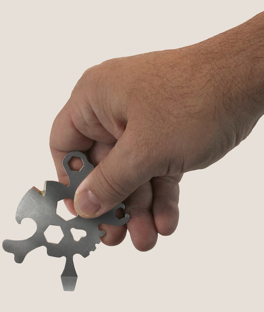 Trixie and Milo TOOL-PIRAT Stainless Steel Pirate 7-Multi-Tool 2-1/4 W x 3 L in.