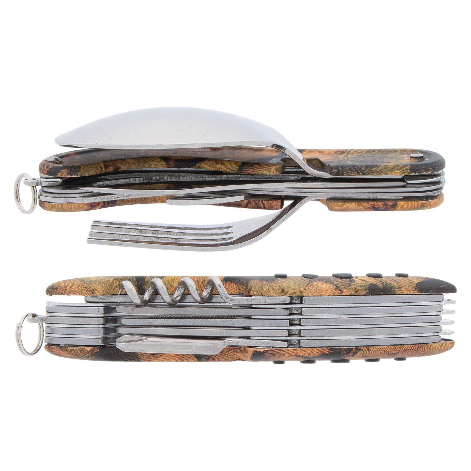 Woodland Creek Outdoor Activities 15 in 1 Pocket Tool & 4 in 1 Utensils Tool