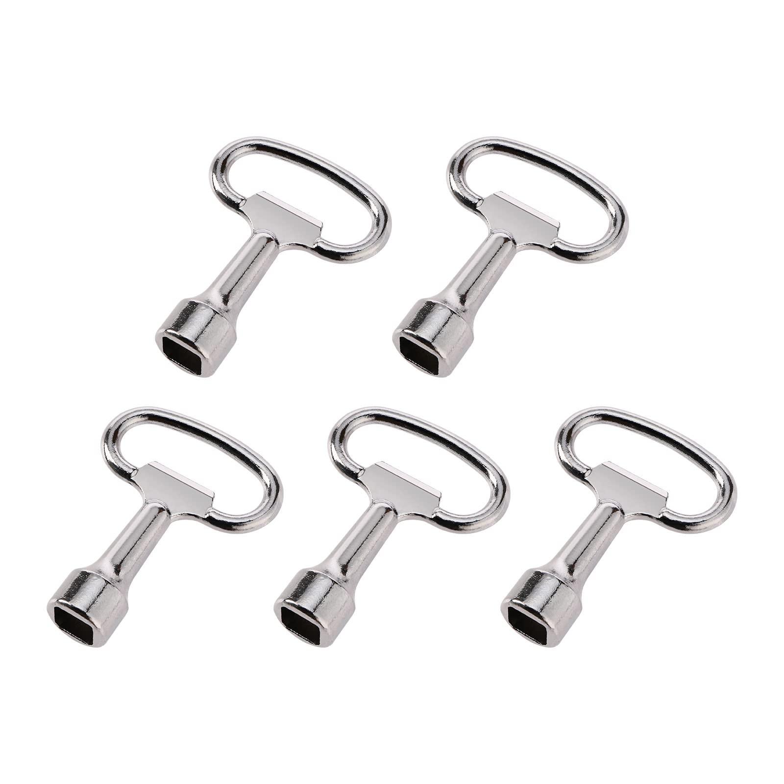 5pcs Zinc Alloy Electric Cabinet Keys, Square, 13x8x8mm…