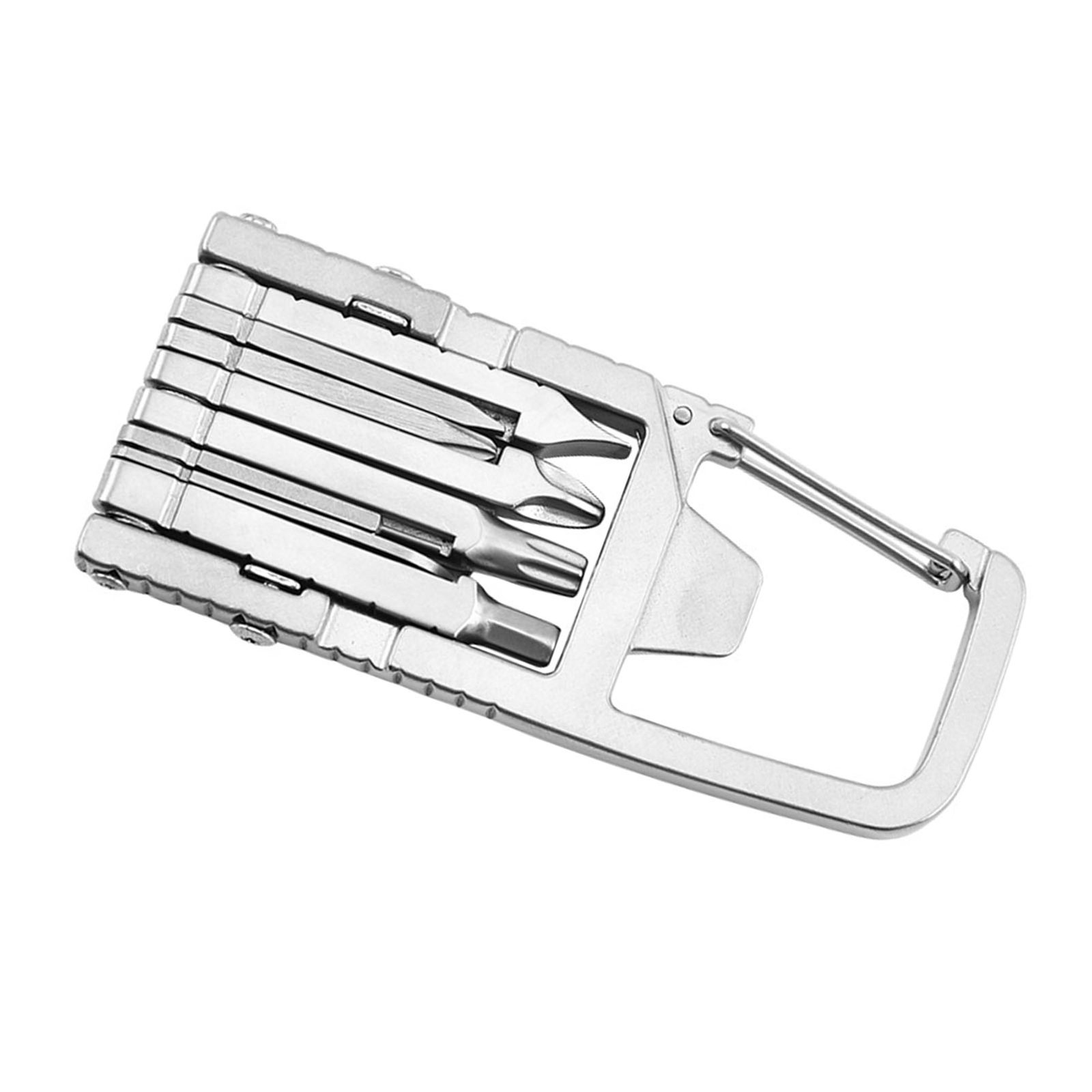 12 in1 Multitool Cross Slot Hex Star Screwdriver Bit Box Bottle Opener Card Remo