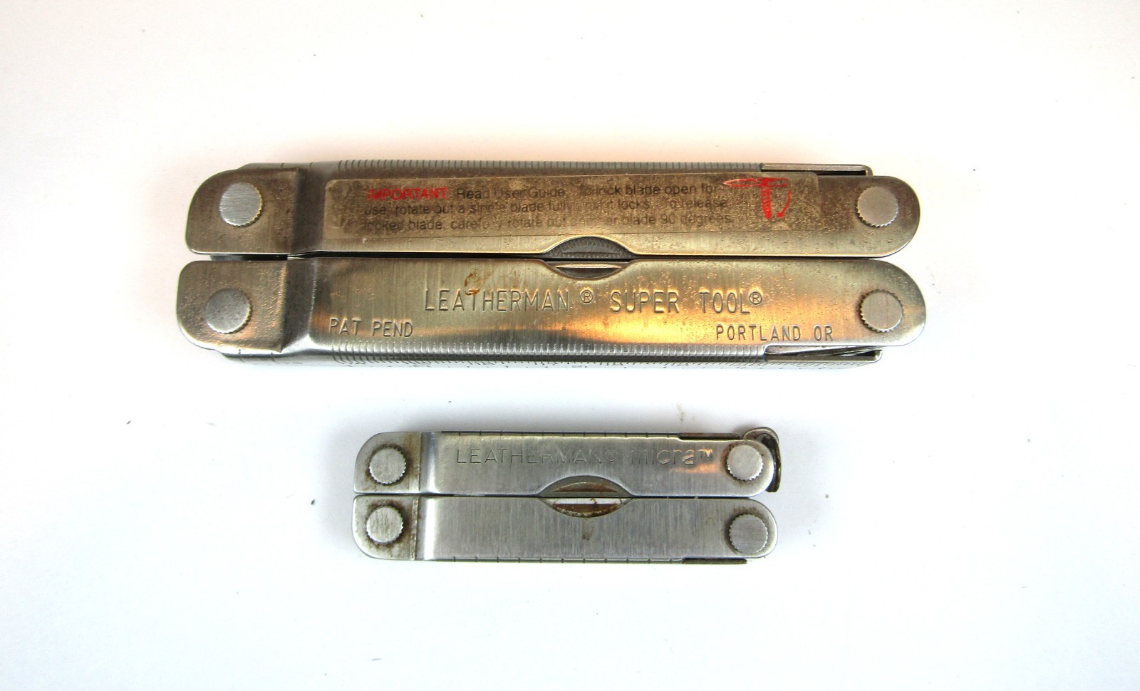 Leatherman Super Tool + Leatherman Micra Multi Tool