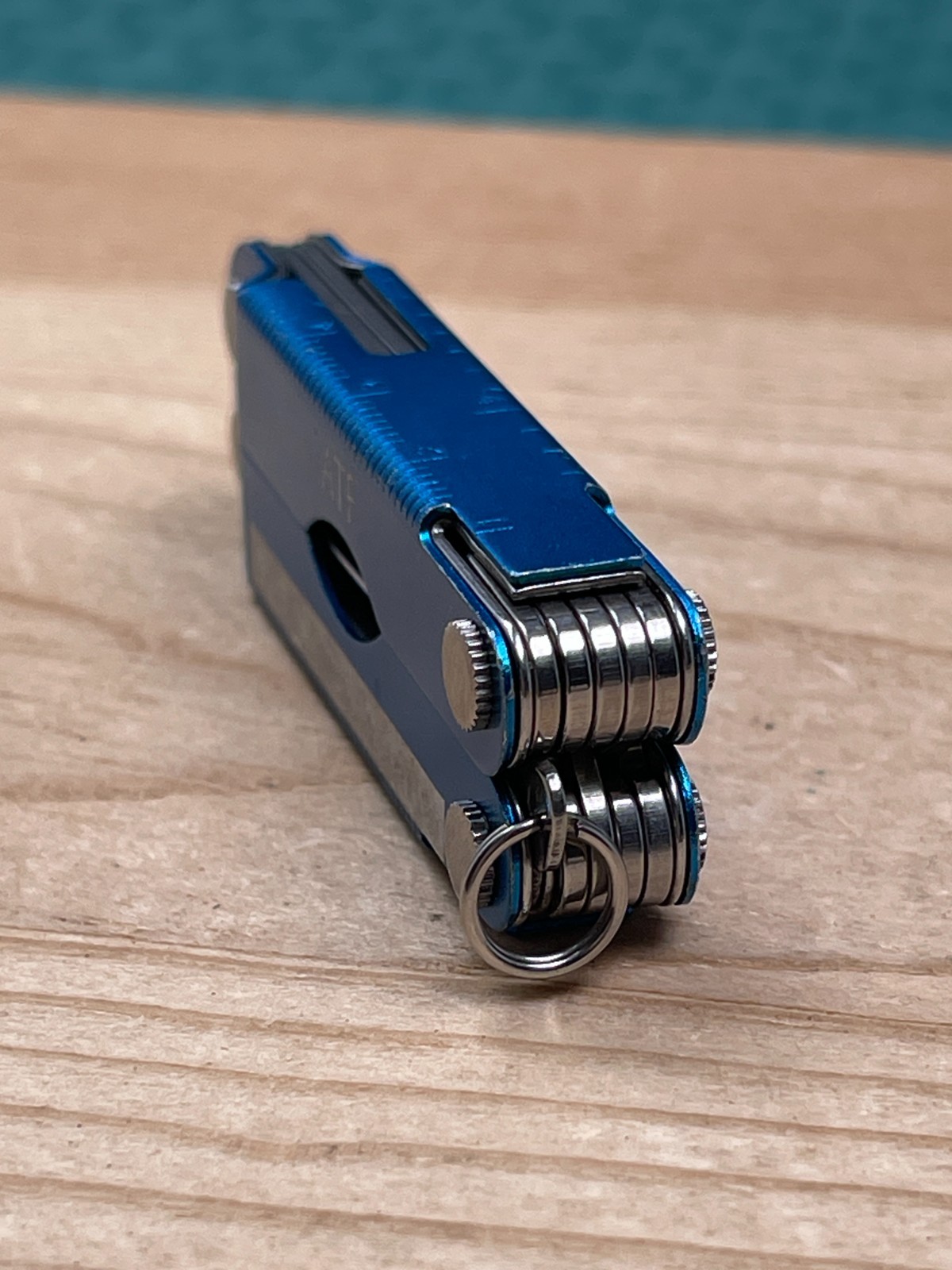 Leatherman Micra Blue Anodized Aluminum Multi-tool Knife w/ATF Logo 05/07
