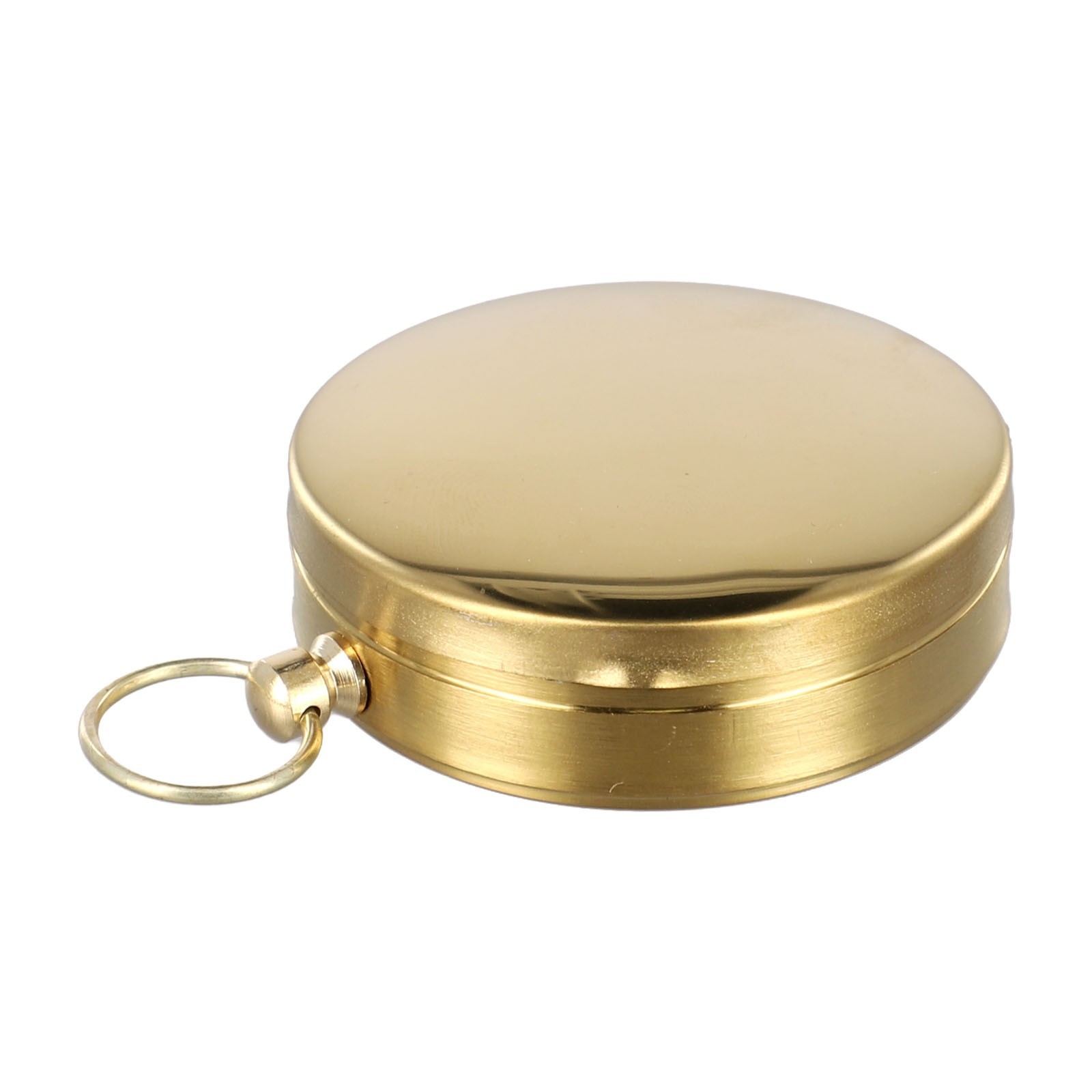 Hiking Pocket Brass Golden for Compass Portable Noctilucent for Compass