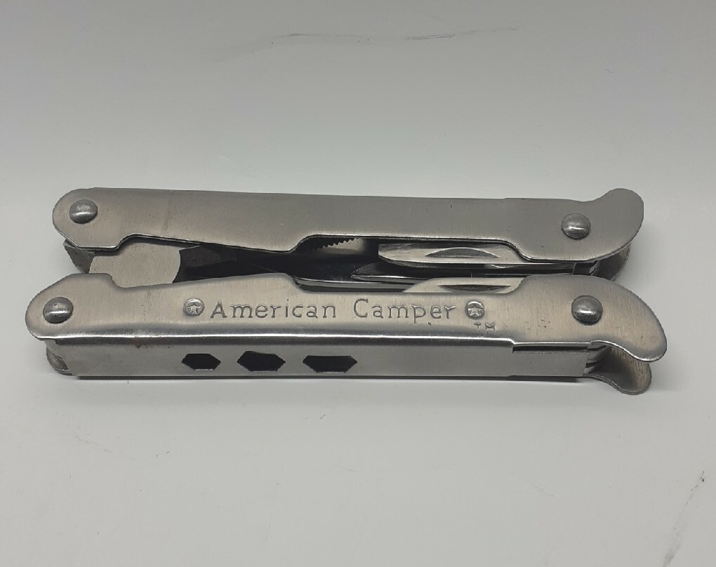 American Camper 16-in-1 Multi-Tool Pliers Bottle & Can Opener Ruler Fish Scaler