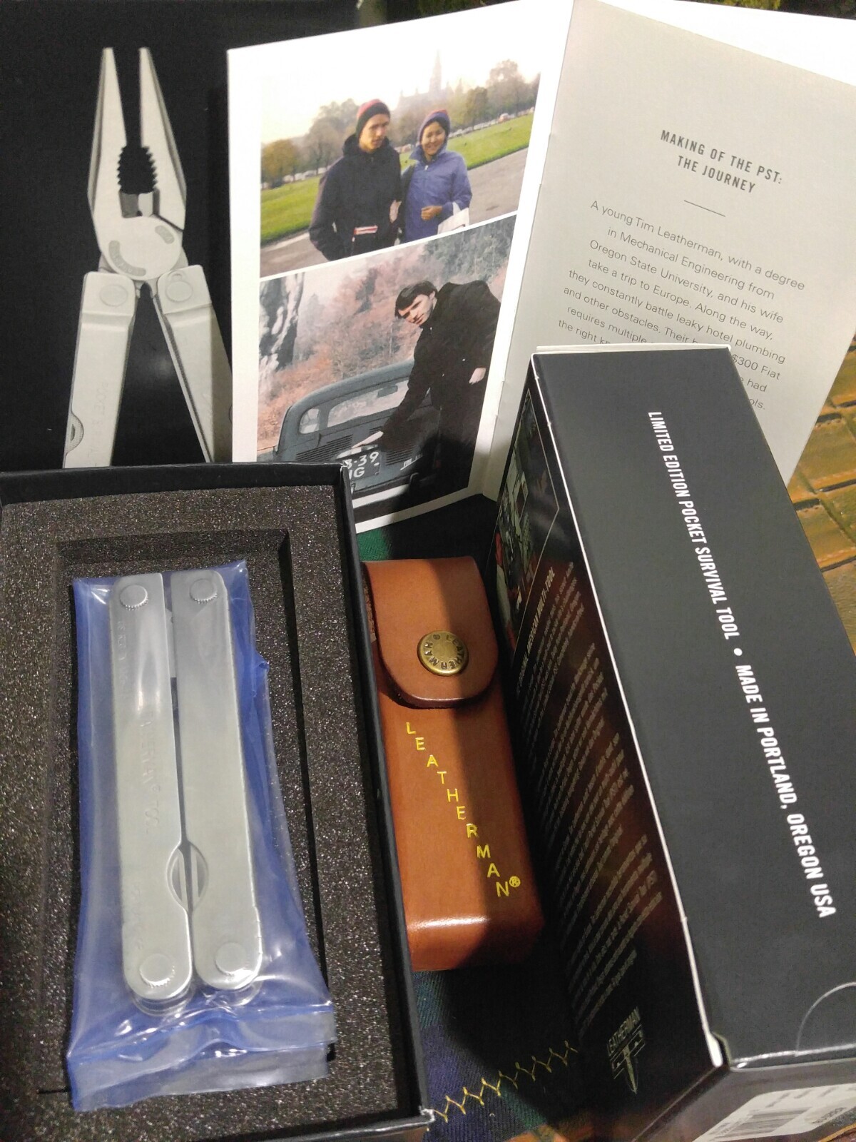 NEW! ENGRAVED USA HERITAGE COLLECTORS EDITION LEATHERMAN *ORIGINAL PST* LIMITED!