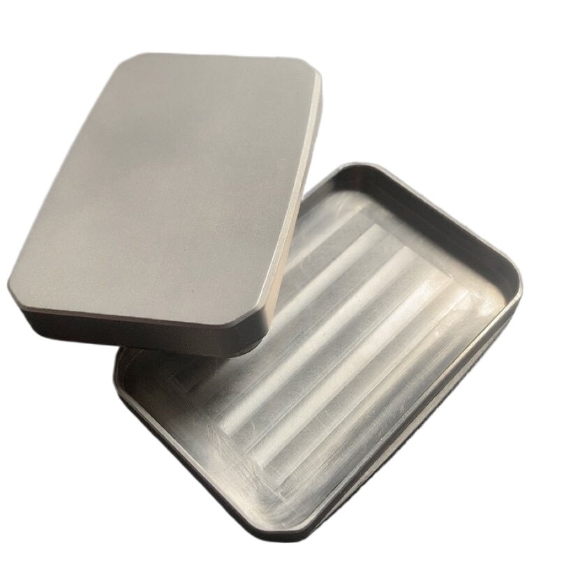Titanium Alloy Mini Storage Jar EDC Box Pill Organizer Metal Titanium Storage