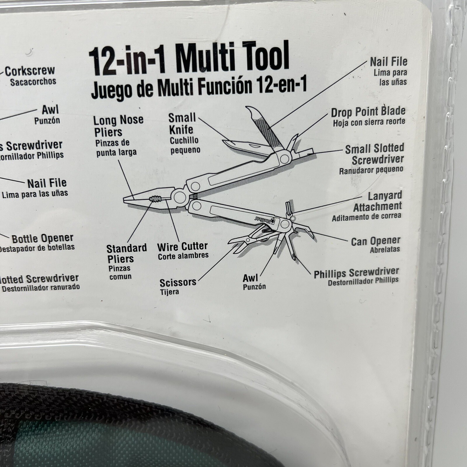 Sheffield 6 Piece Multi Function Tool Kit with Belt Pouch Included NEW IN PKG.