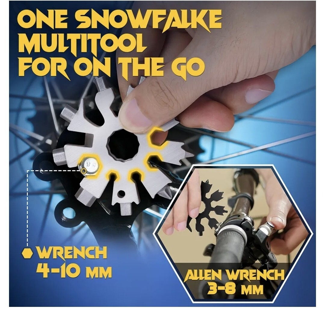 Snowflake Multitools – 20 in 1 Multi Tool – 2 Pack Set
