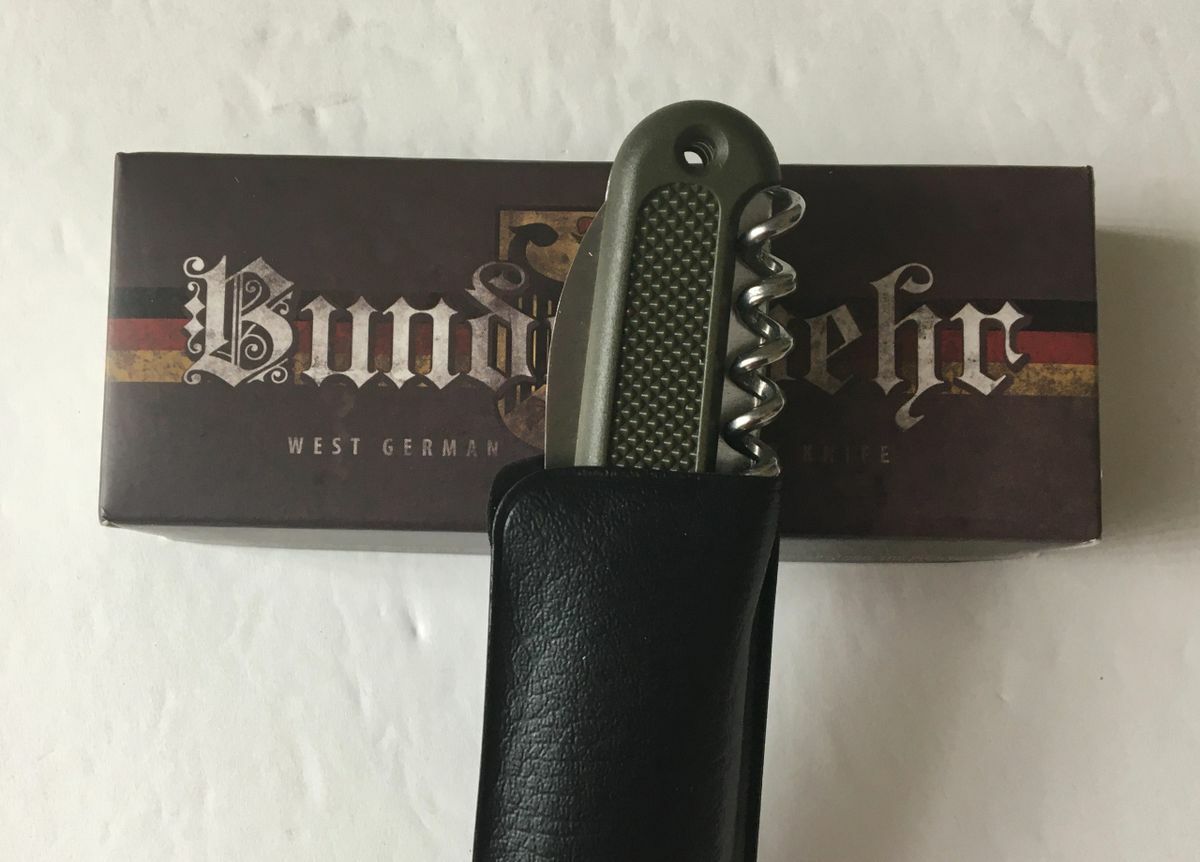WEST GERMAN KNIFE MILITARY BUNDESWEHR ARMY MULTIBLADE POCKET KNIFE MI212
