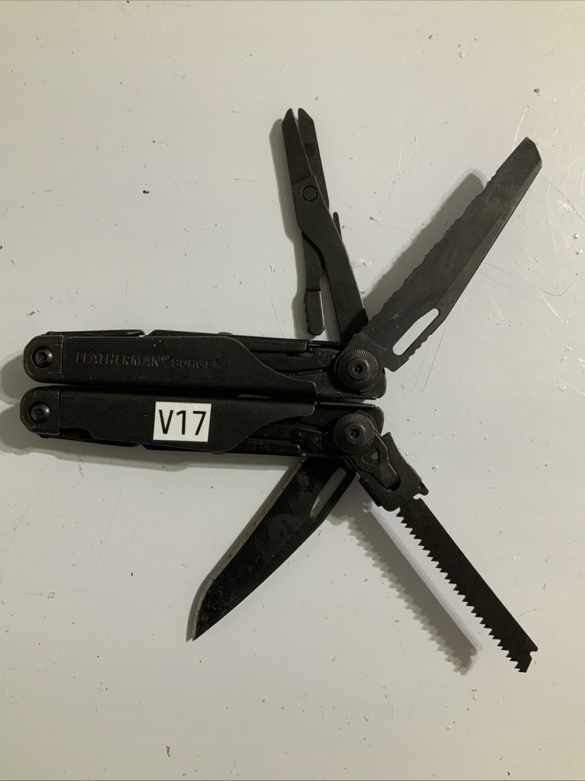 LEATHERMAN SURGE 19-In-1 Black Oxide Heavy Duty Multitool – V17