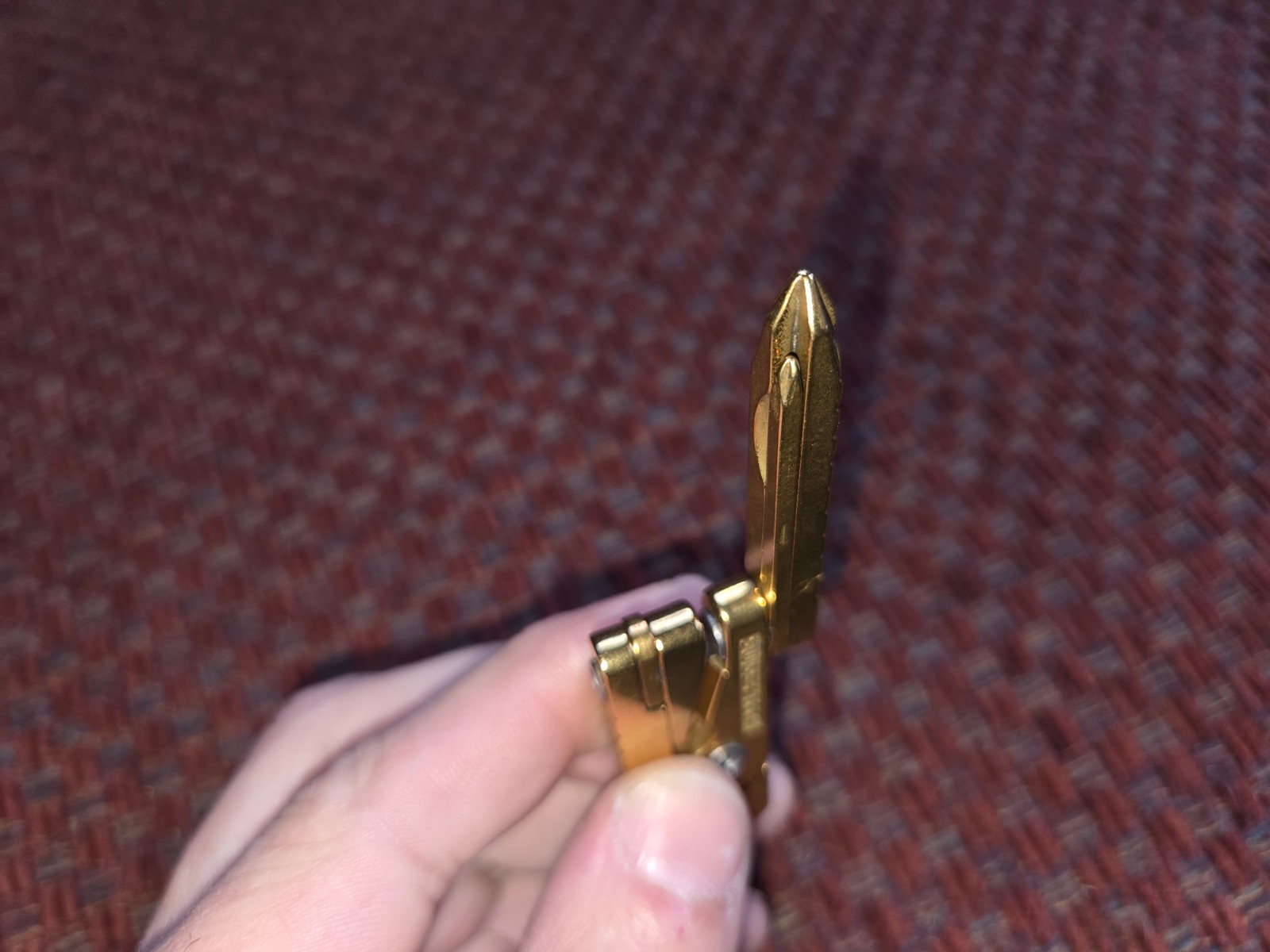 Swiss+Tech gold US patent #5491856 compact multi-tool