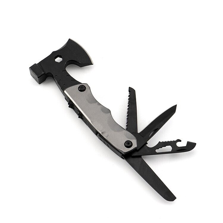 Best Multi Function Purpose Axe Hatchet Hammer Knife Tool Camping Survival Steel