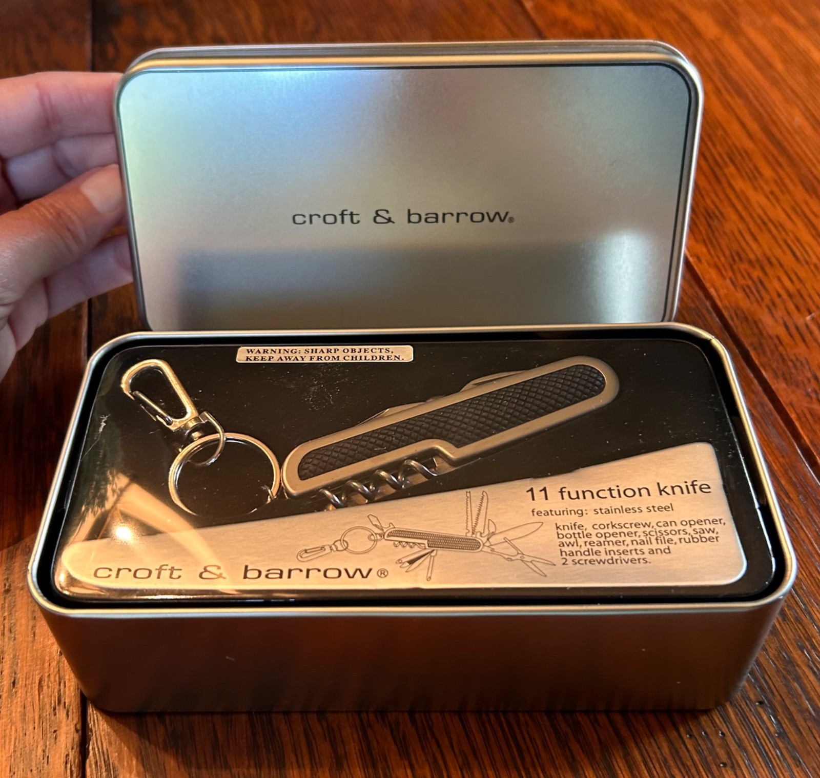 New Croft & Barrow Multi Function Knife – 11 Functions