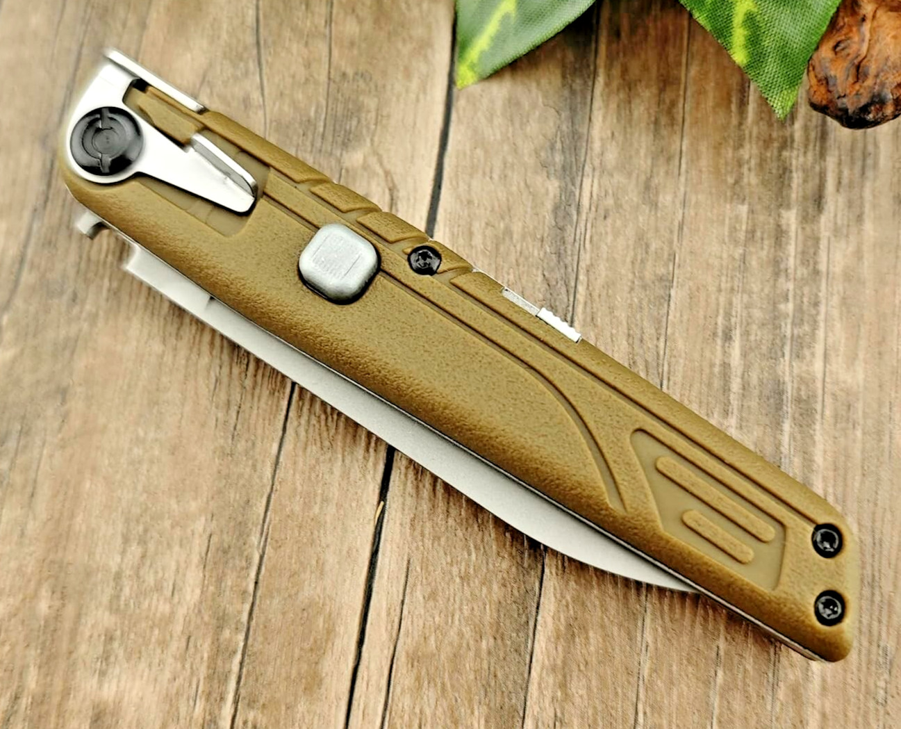Tactical Tan or Black Pocket Tool ~ Choose Color ~ FAST USA SHIPPING