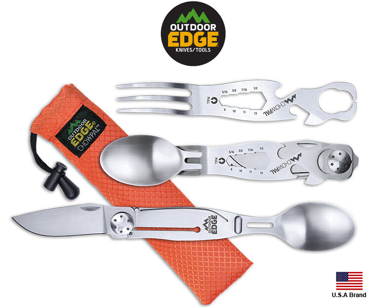 Outdoor Edge CHOWPAL Outdoor Mealtime Multi Tools 420J2 Stainless Steel