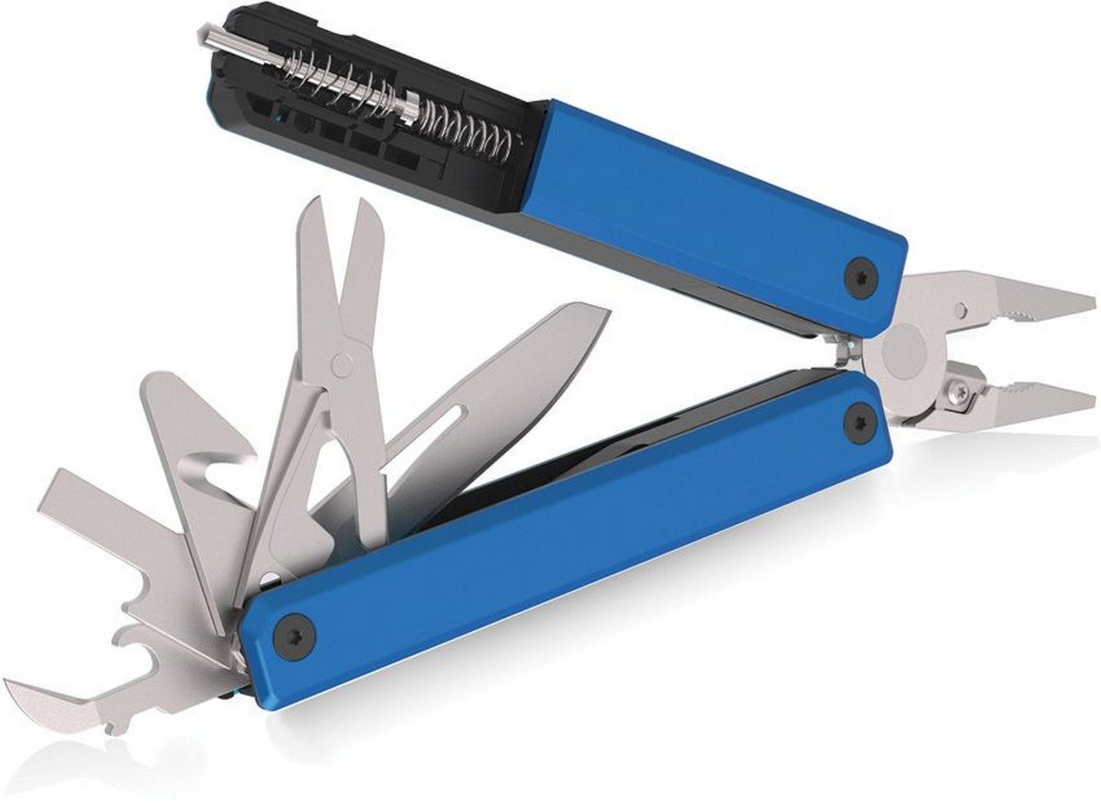 NexTool Gemini Multi Tool Blue Aluminum Handle W/ Nylon Storage Case – NE20406