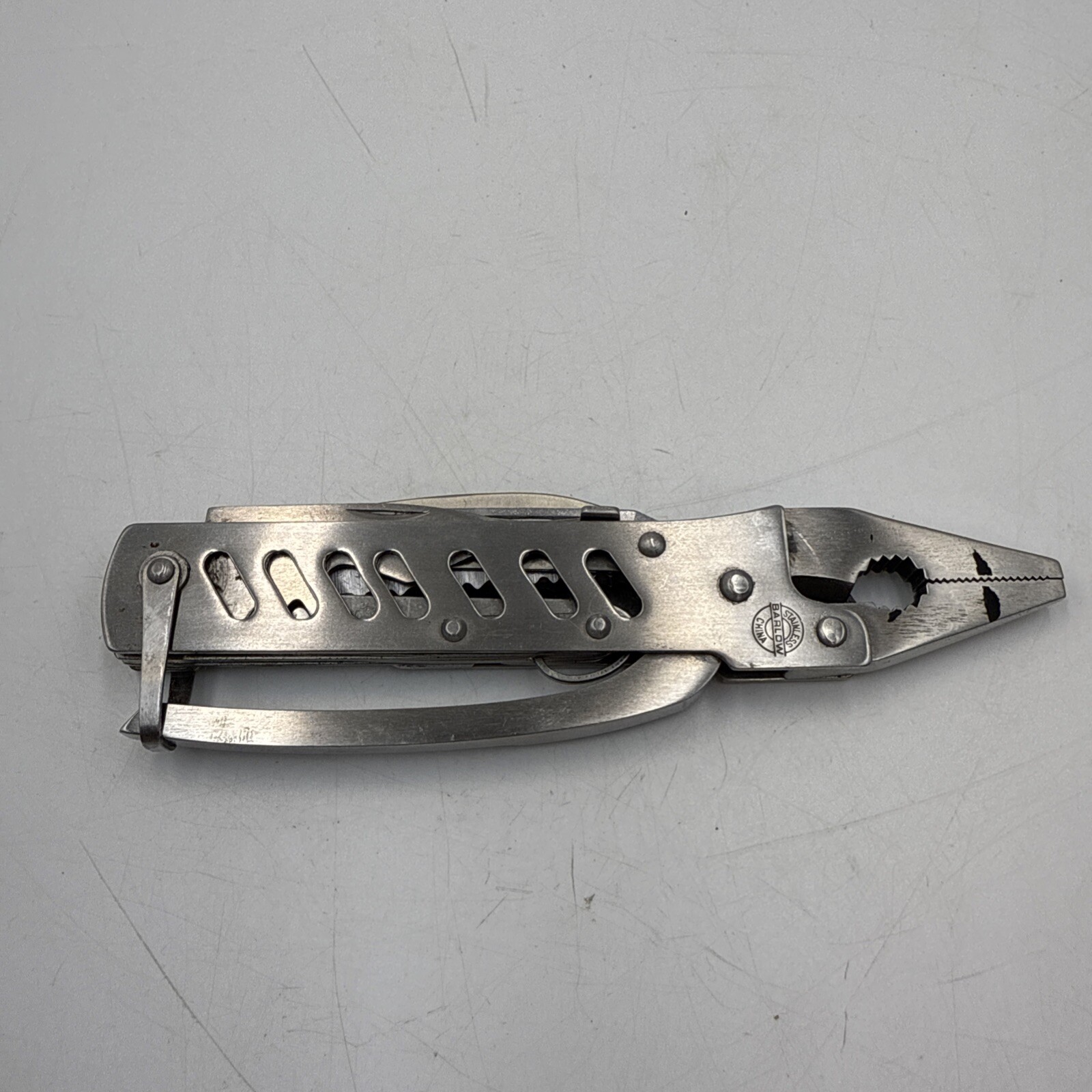 Barlow Multi Tool Stainless Steel. Pliers Knives Screwdriver & More