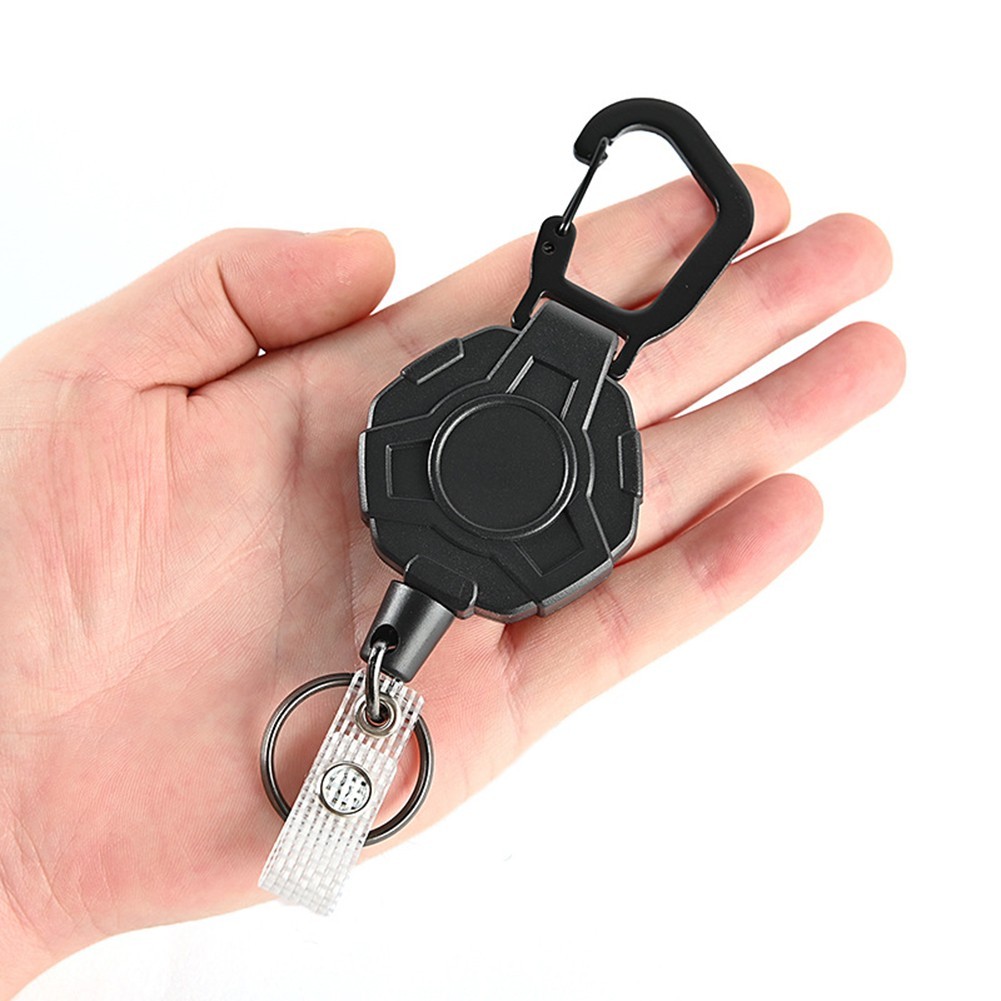 Handy Retractable Keychain for Fishing and Backpacking Long lasting Material