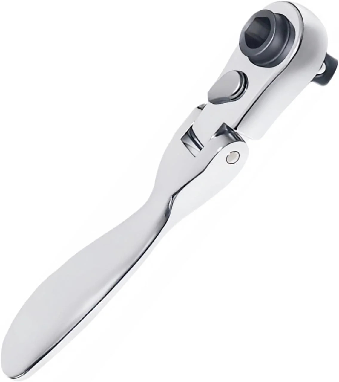 1/4″ Drive Ratchet Wrench, 2-In-1 Hex Bit Driver & Socket Wrench Flex Head Ratch