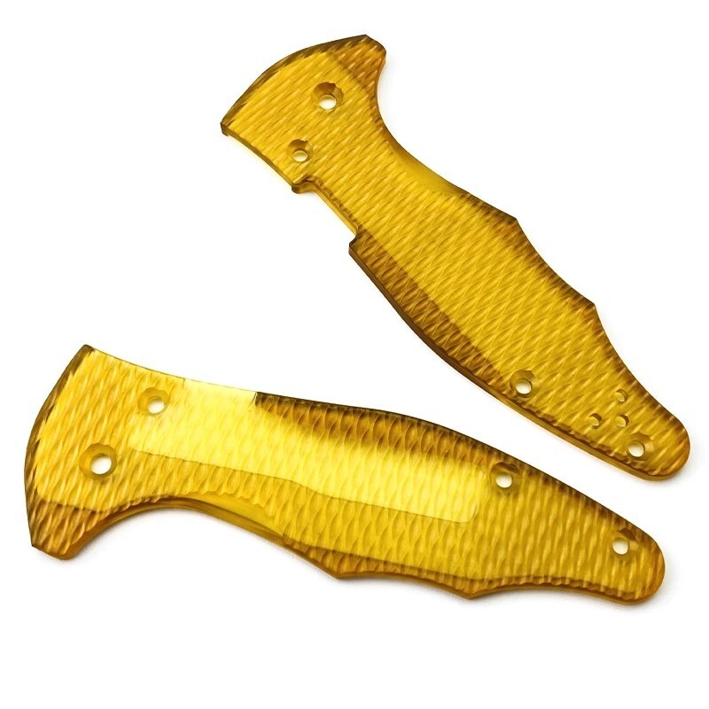 1 Pair ULTEM PEI Grip Handle Scales for Spyderco C85 Yojimbo 2