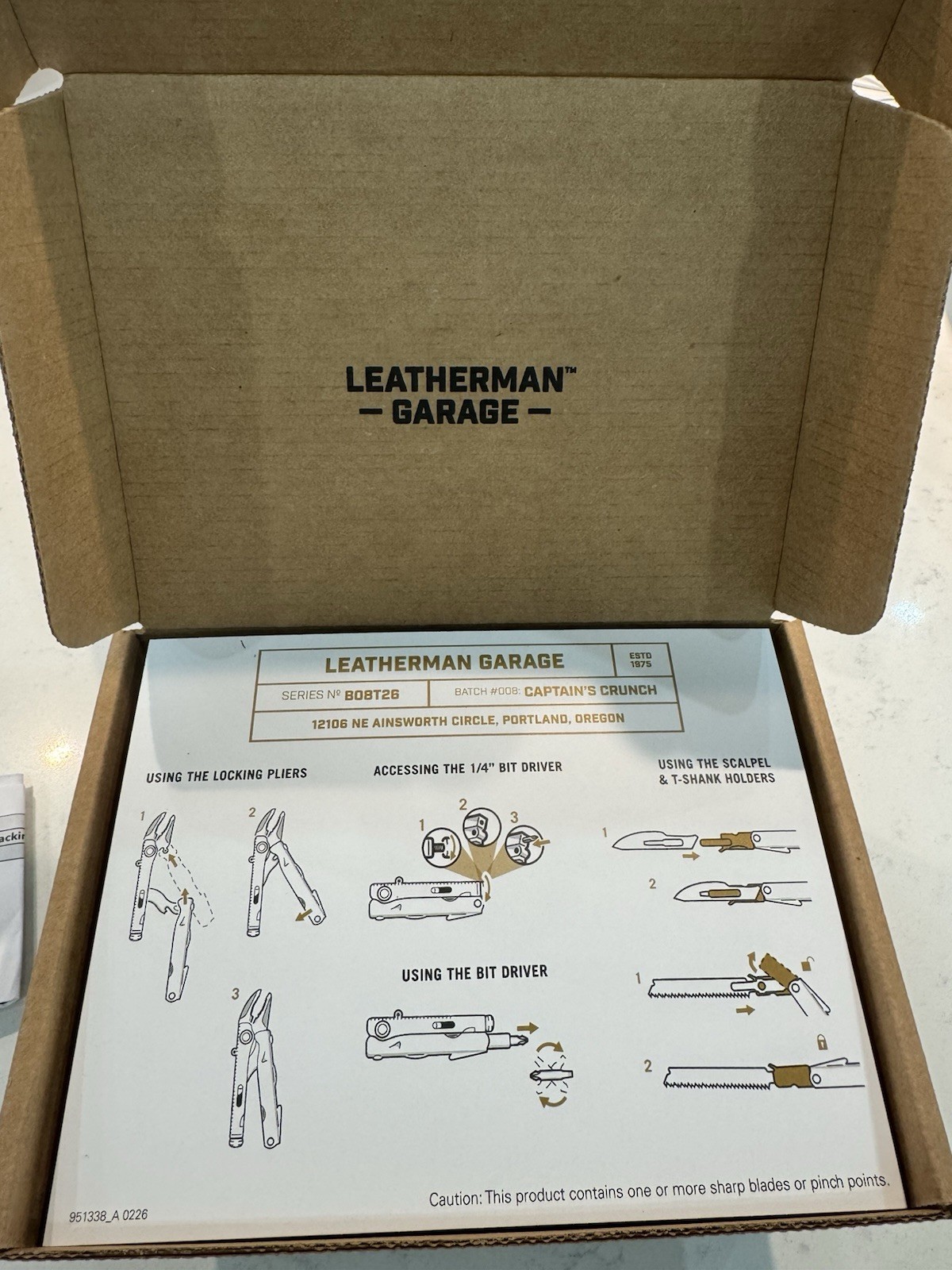 Leatherman Garage Batch #008 Captain’s Crunch | IN HAND FAST SHIP