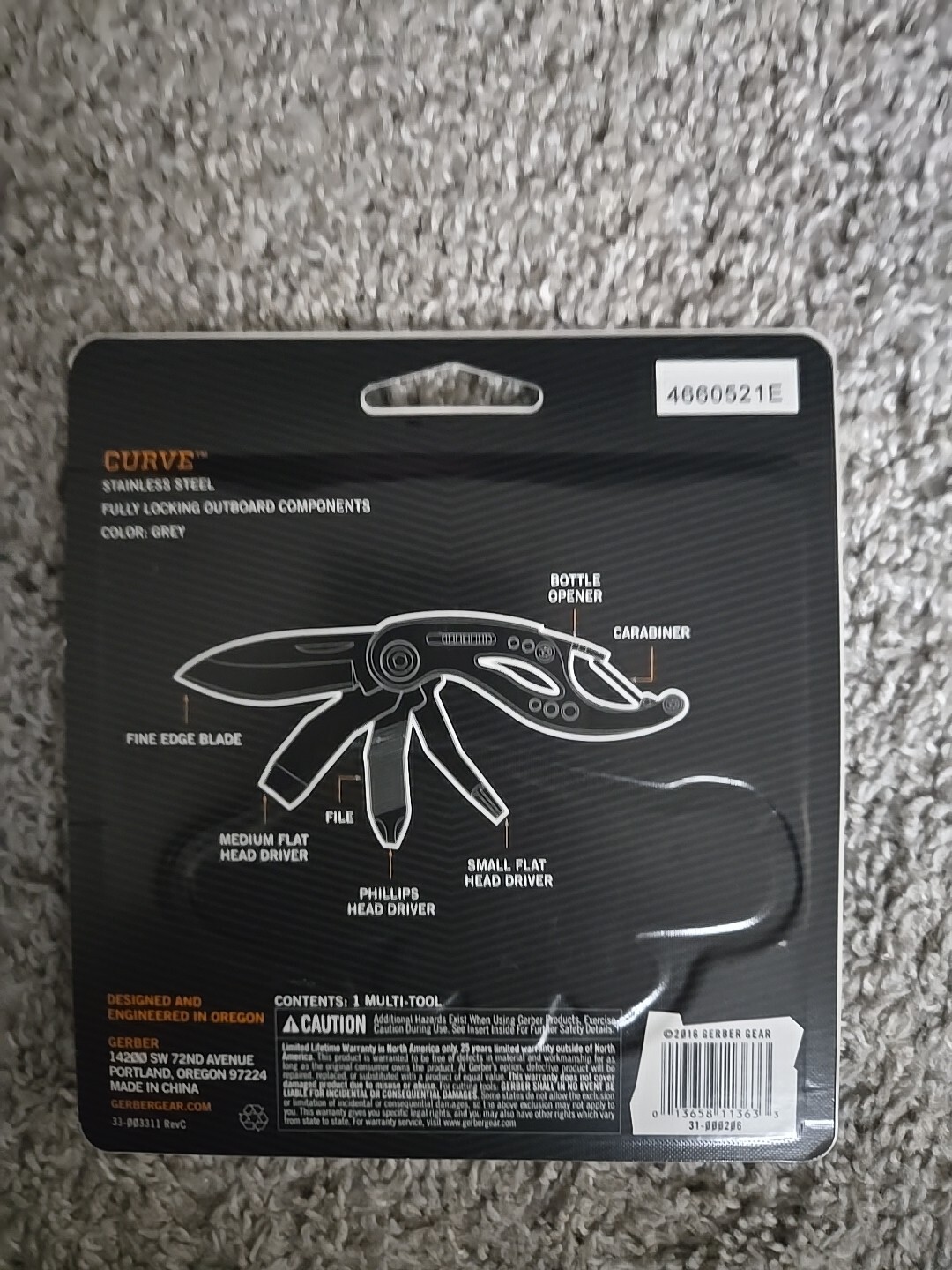 Gerber Gear Curve Multi-Tool Screwdriver and Pocket Knife Set Keychain