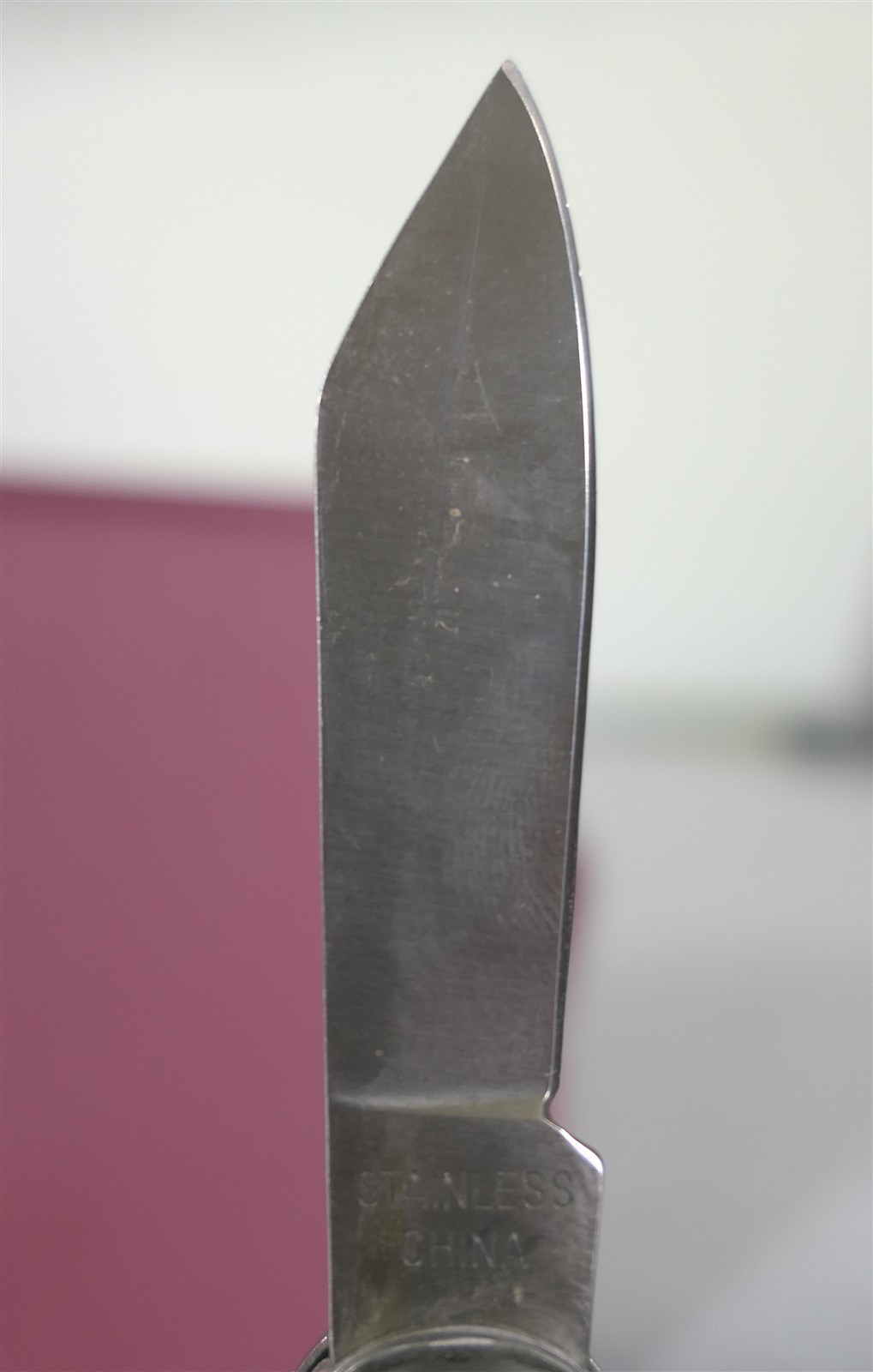 Winchester Steel Camping Utensil 5-in-1 Pocket Knife Fork Spoon Corkscrew Opener