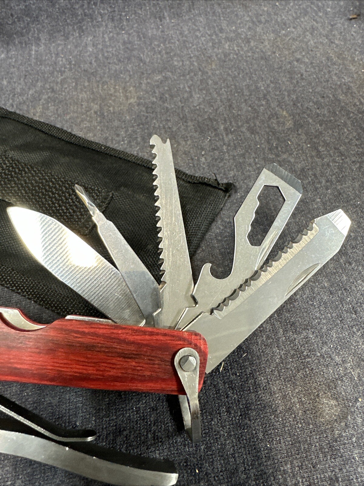 Stansport Emergency Camper’s Multi-Tool Hammer, Ax, Pliers, Saw, Knife, Screwdri
