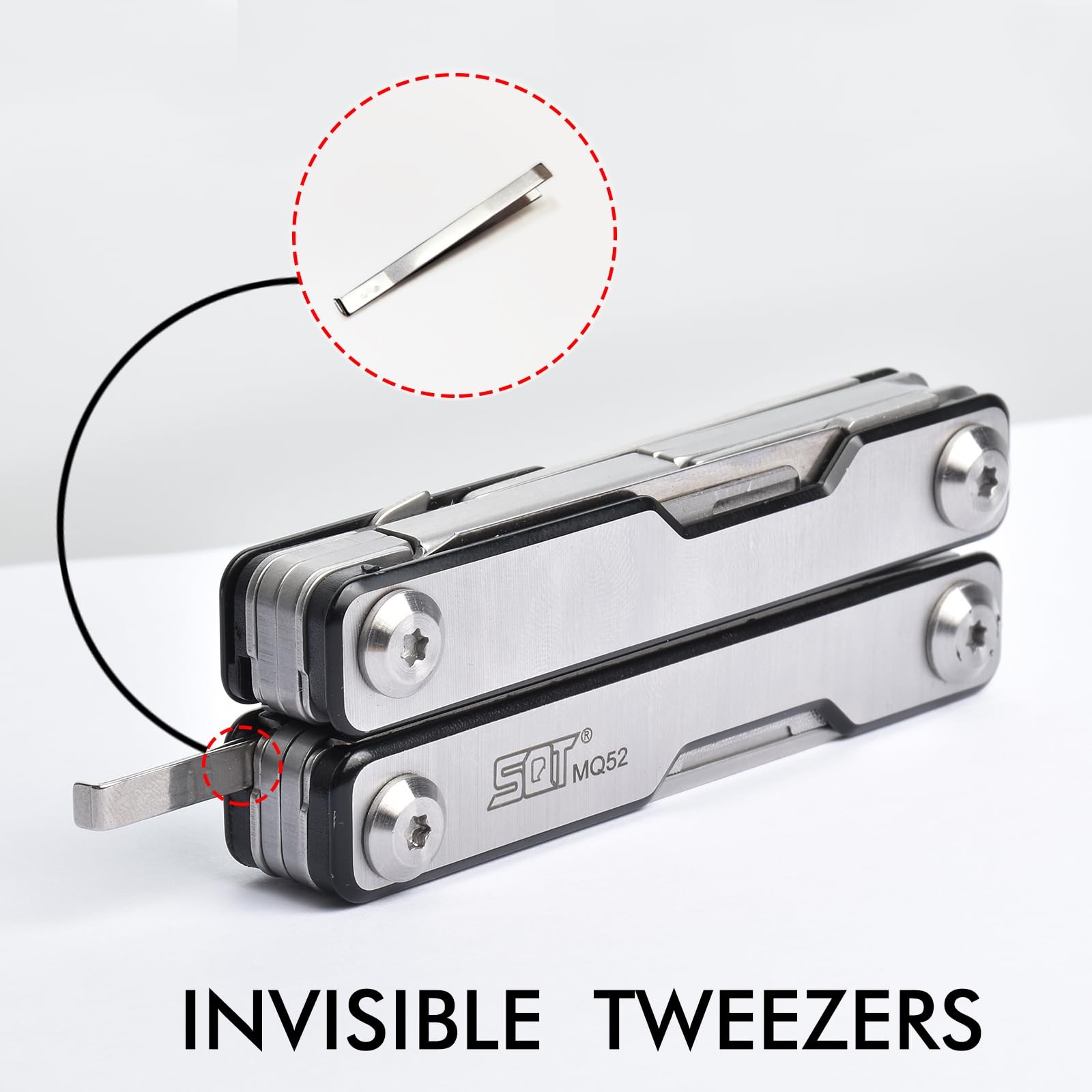SQT2052 9-in-1 Multitool – Foldable, Professional Multitool for Men, DIY, Out…