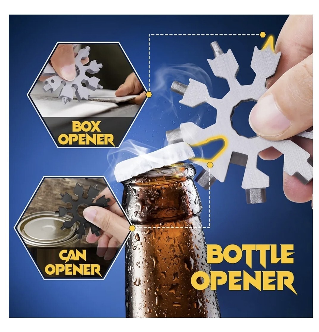 Snowflake Multitools – 20 in 1 Multi Tool – 2 Pack Set