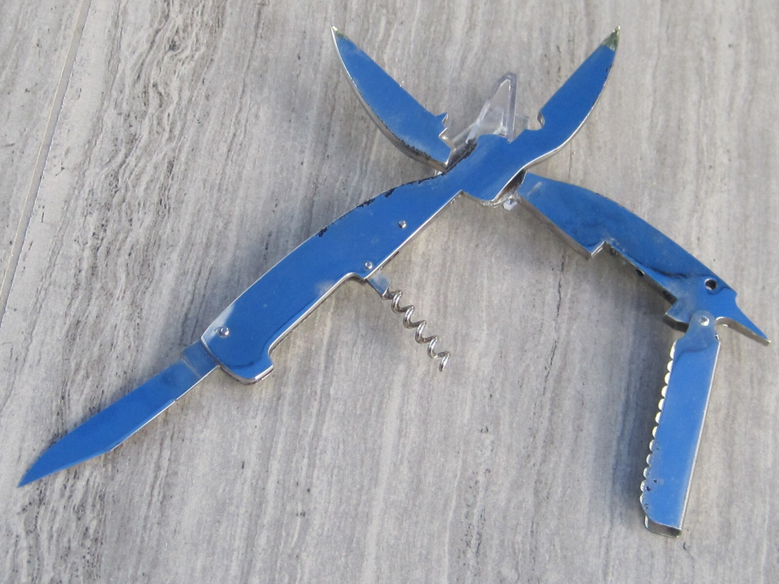 FISHERMAN’S FRIEND multi-tool (no sheath) and bonus Camillus pocketknife