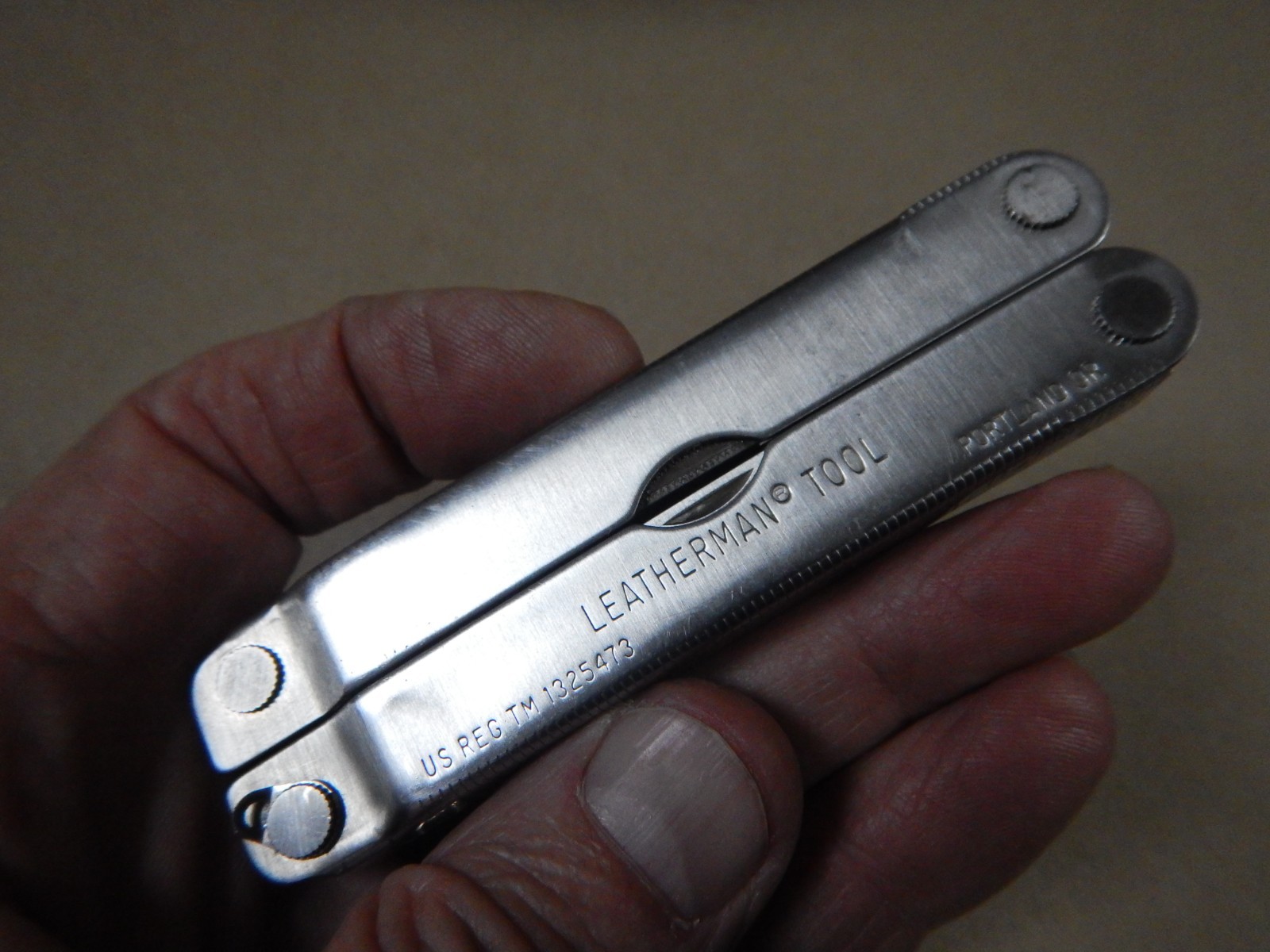 Original Leatherman Tool From The 90s with original leather sheath