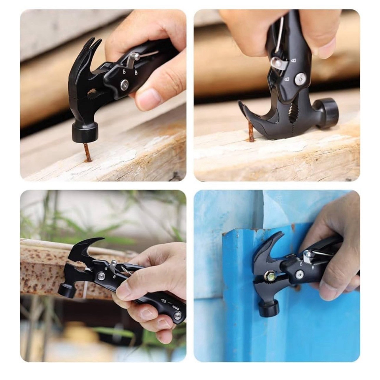 Gifts for Men,12-in-1 Hammer Multitool, Stocking Stuffers for Men,Christmas S…