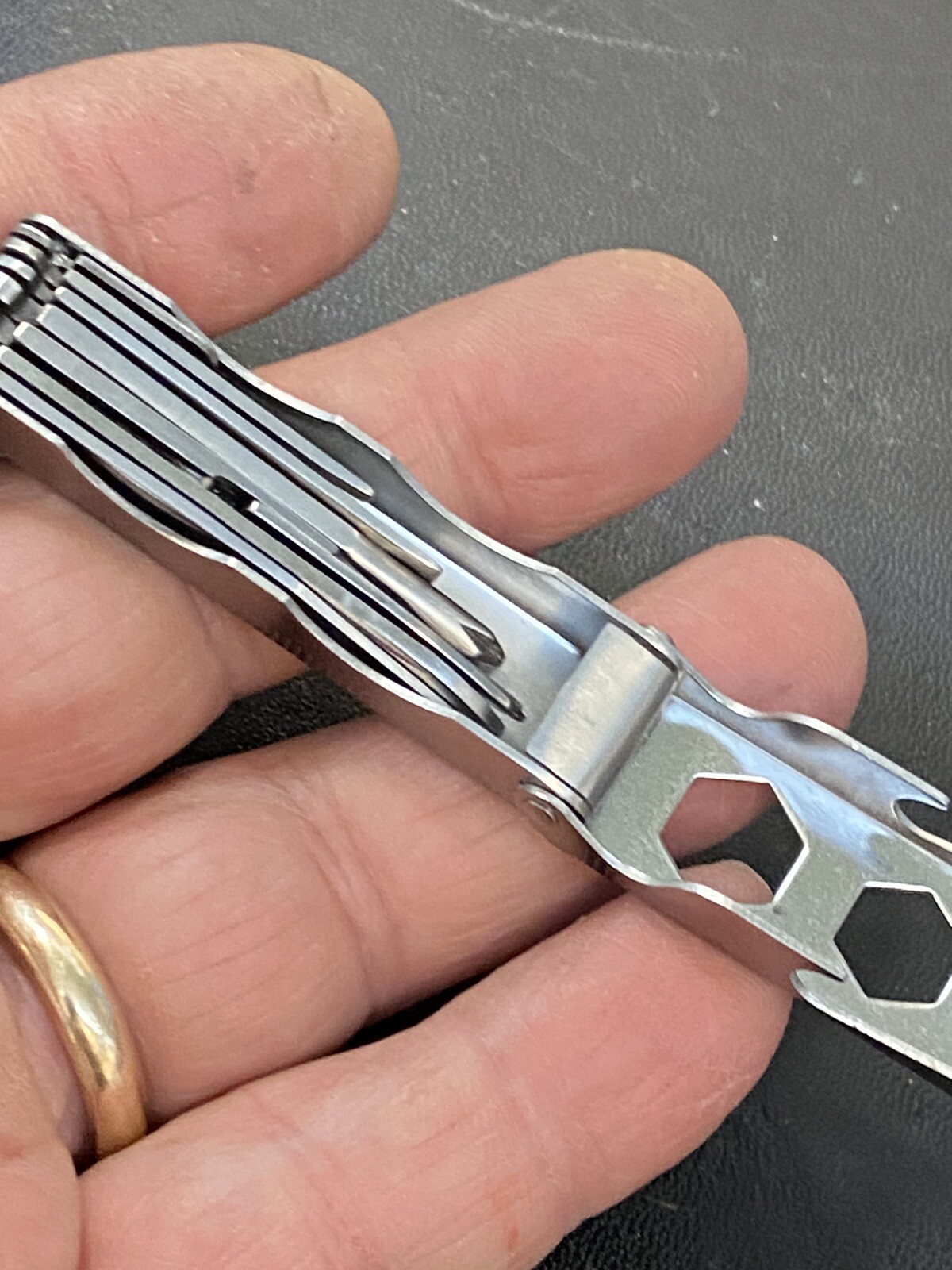 Tiny Pocket Size 2-1/2” Long Multi tool With Pouch