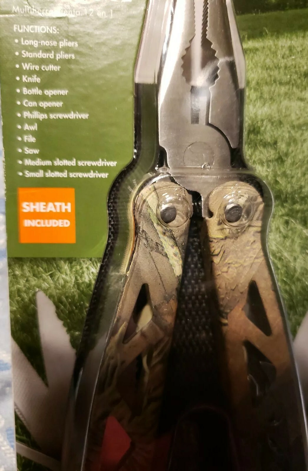 Ozark Trail 12-in-1 Camo Multitool Sheath Included New Sealed