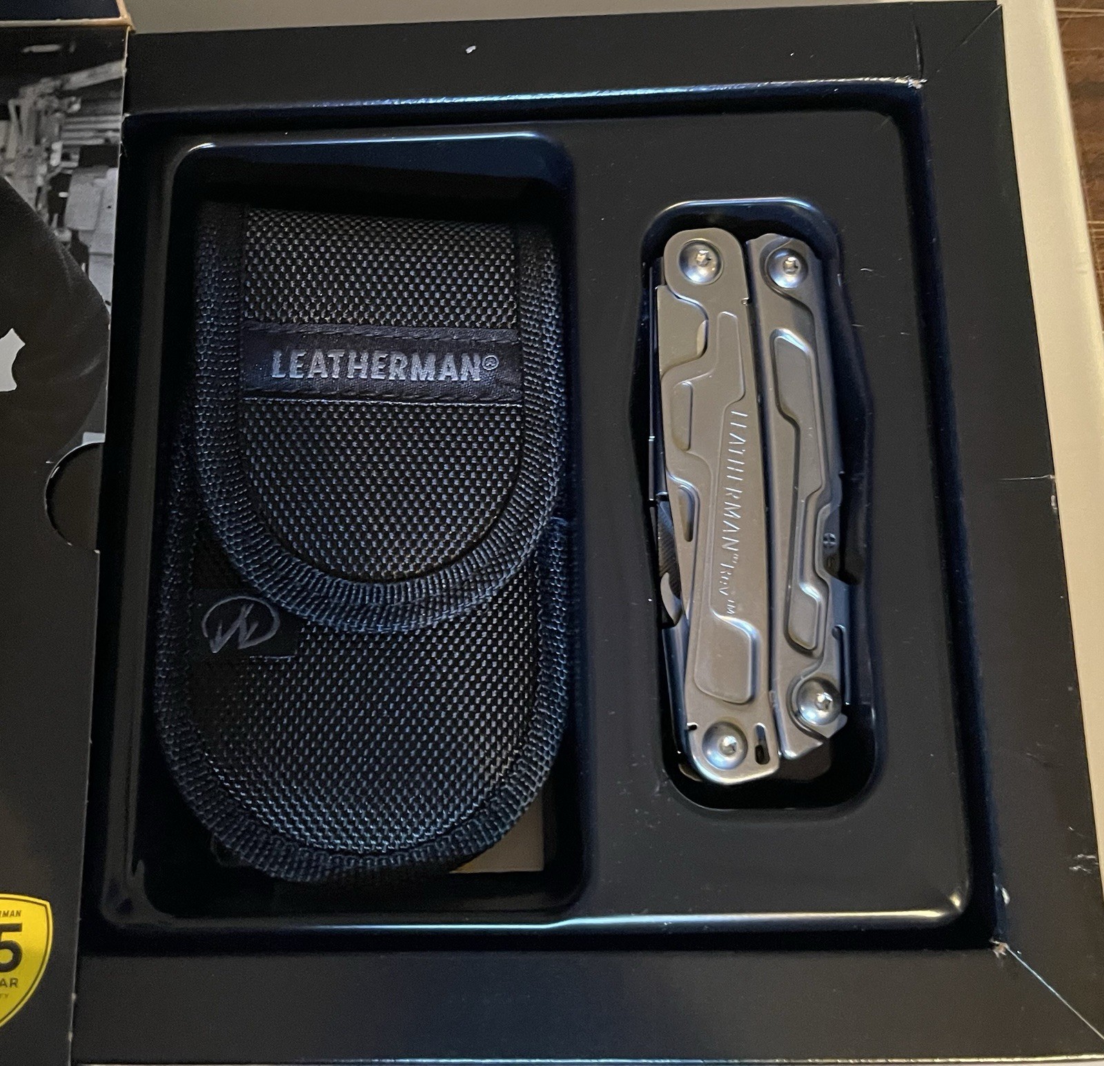 LM89 Leatherman Rev Stainless W/ Nylon Sheath