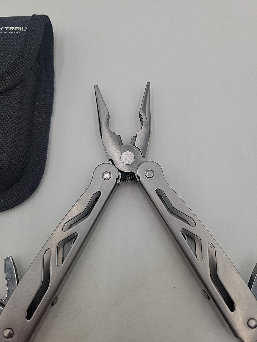 Ozark Trail 4in Multi-Tool 12-in-1 Pliers Knife Saw w/ Sheath EDC Camping Gear