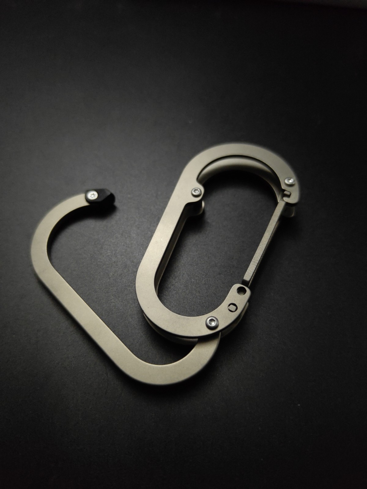 Titanium Carabiner Keychain Clip edc 20kg