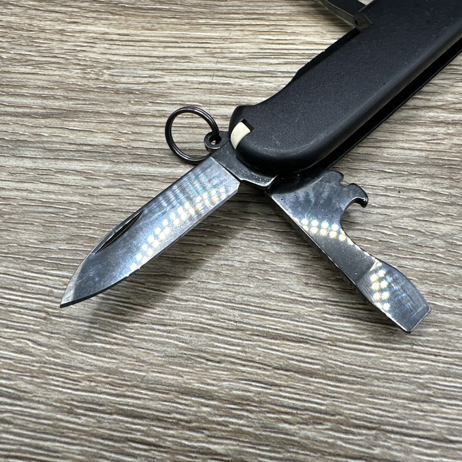 Victorinox Swiss Army Knife Onyx Monochrome Black Spartan Folding Knife EDC